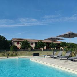 Les Gîtes de Pardaillan - piscine&clim - campagne - 4 personnes