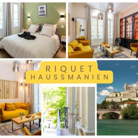 Le Riquet Haussmannien - Confort & Elégance - Climatisé - PLEIN COEUR BEZIERS - Proximité Commerces et Transports immédiat - TheWhiteGlove Services - OFFRE SPECIALE NOUVEL HEBERGEMENT