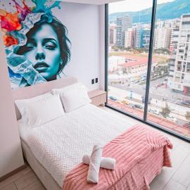 Hermoso studio con vista en Quito Edif Cielo