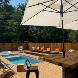 8 pers - Piscine & Jacuzzi - 15km Bordeaux