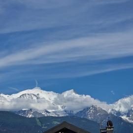 Appartement chaleureux avec vue montagne MontBlanc โรงแรมในซาล็องช์