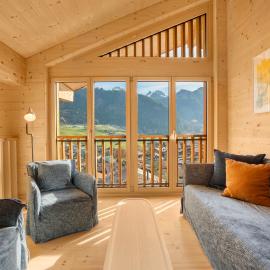 Nachhaltiges Luxus-Chalet Panoramablick Galerie