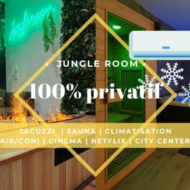 Jungle Room - Sauna, Jacuzzi, Cinéma - Hyper Centre, hôtel à Troyes