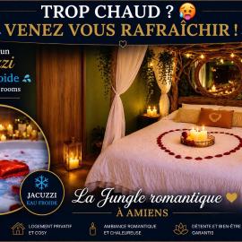 La jungle insolite, SPA, Écran cinéma, Lit à baldaquin king size, day use, 10 min centre, hotel u gradu 'Amiens'
