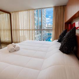 Jade Hotel, com Cama King, Andar alto, Vista livre
