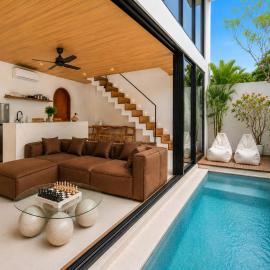 Villa Azari 2BR in Bingin w Sauna Cold Plunge: Bingin Beach şehrinde bir otel