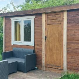 Domek GLAMPING na Polu namiotowym RADOŚĆ