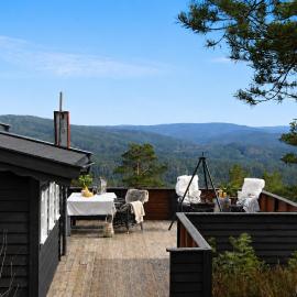 Cozy cottage with a Wonderful view - Hiking trails - Silence, hotel di Mjåvatn