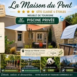 La maison du pont meublé de tourisme 4 étoiles 8 personnes