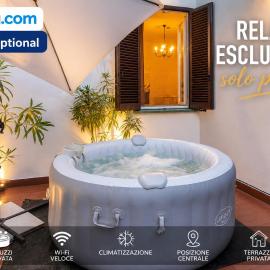 Zen Retreat per Coppie con Jacuzzi - Dehor e Garage Privato - Check in Automatico e Climatizzatore