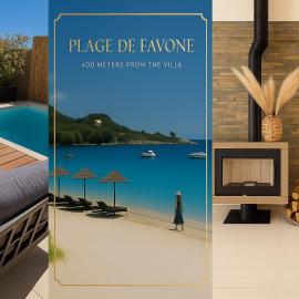 Villa avec piscine privée à 400m de la plage - 4 chambres
