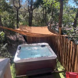 Chalet Cannelle Spa camping Buffalo Hacienda