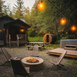 Rainier Forest Cabin, Hot Tub, Sauna, Fire Pit