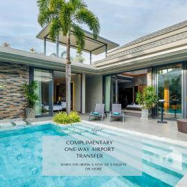3 Bedrooms Private Pool Villa at Palm Villa near Bangtao Beach, Phuket