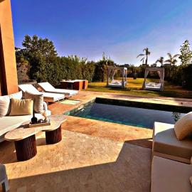 Villa ARGANA 6 chambres avec piscine jacuzzi et hammam à Argan Golf 10 min du centre