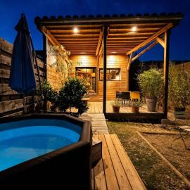 dans un esprit cabane tout confort, intimité et nature