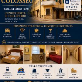 Hotel Colosseo Colleferro, hotel Colleferróban