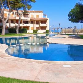 Comfortable Apartment in Alcanar with Shared Pool