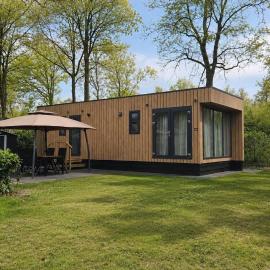 Chalet on Camping De Pallegarste close to Hellendoorn, Ommen en Wildlands, hotel v destinaci Mariënberg