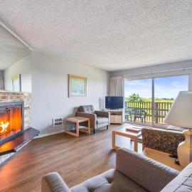 King Bed Ocean View Suite - Pet Friendly - Kitchen - Pool and Hot Tub