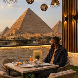 काहिरा में, होटल Leeda Pyramids View