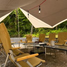 1日1組様限定 最大10名様 キャンプ 温泉付き Villa 水と深緑, Hotel in Azumino