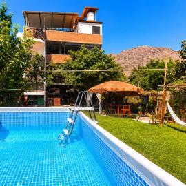 Casa de Campo en Lunahuaná con jardin amplio para Familias y Amigos