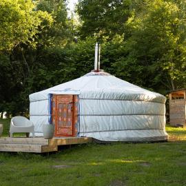 Jõgeveste에 위치한 호텔 Countryside yurt near Tõrva