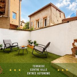 " Paradis Vert " Terrasse - Bureau - Wifi - TV