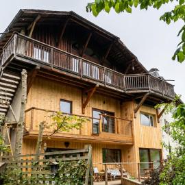 Top Floor Chalet Apartment in Saint-Jean-d'Aulps, Balcony