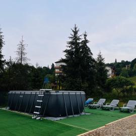Захід сонця, hotel i Slavske