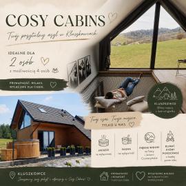 COSY CABINS - las, jezioro, góry, Velo Czorsztyn, prywatna sauna, jacuzzi bez limitu, Hotel in Kluszkowce