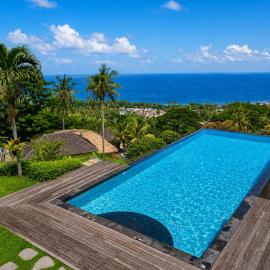 Villa Layar with Private Pool and Ocean View