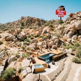 Mod West Ranch: 5-acre Boulder Playground, hotel in Pioneertown