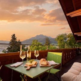 Chalet mit Seesicht & Pilatus-Panorama