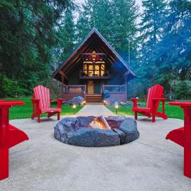 Red Tail Rendezvous A-Frame Cabin Hot Tub Near Mt Rainier