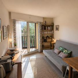 Agréable appartement 2 chambres Notre Dame 200m de la plage, piscine commune, parking