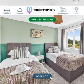 Stylish House • Sleeps 5 • Driveway Parking • Work Desk • Fast WiFi • Self-Check-In • Yoko Property