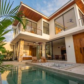 Nimizz - Arcadia 10 - 3BR Modern Mediterranean Private Pool Villa with Rice Field Views near Kedungu