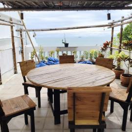 Pattaya BEACH VILLA familly rooftop na jombtien