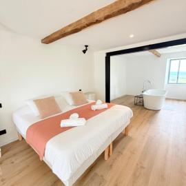 Entrée indépendante - Suite spacieuse - Bain îlot - Jardin privé & Vue Pyrénées