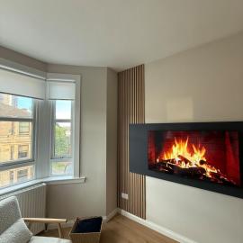Stylish 2 bed Paisley flat with parking