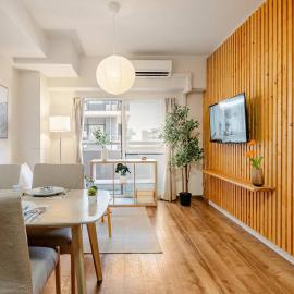 Cozy Japandi 3LDK in Namba for Groups