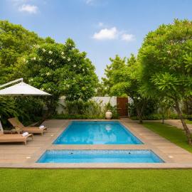 StayVista at Coastline Villa 138 with Pool, Gazebo & Bar