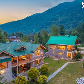 StayVista at Raison Meadows Riverside Retreat with Bonfire and Outdoor Games
