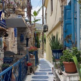 Blue Street Apartments, hotell i Pythagoreio
