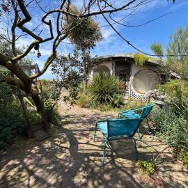Private Cosy Cabin with sea view sleeps 2