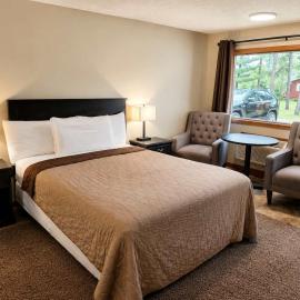 Room 30-1 Queen Jacuzzi Suite-Woodland Motor Lodge, hotel a Grayling