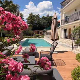 Luxury Kvarner Park Villa with garden and large RGB private pool