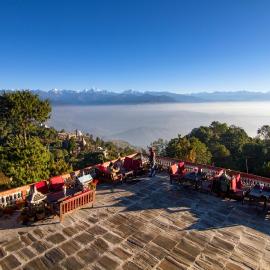 Peaceful Cottage & Cafe Du Mont, hotell sihtkohas Nagarkot